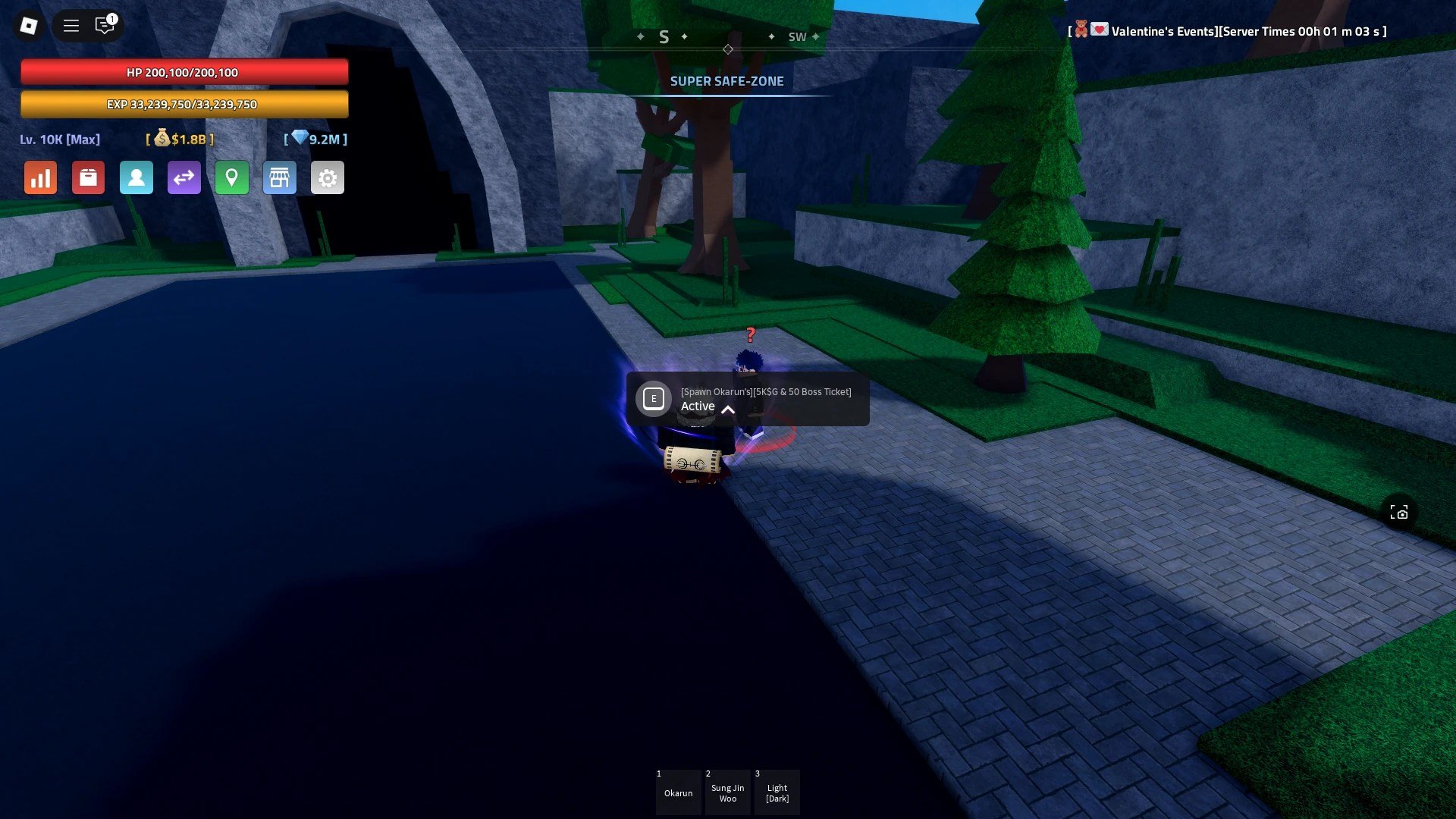 Ultimate Guide to Unlocking Okarun in Verse Piece: Full Move Showcase 14 Player near Okarun Boss NPC in Turbo Tunnel of Verse Piece Roblox