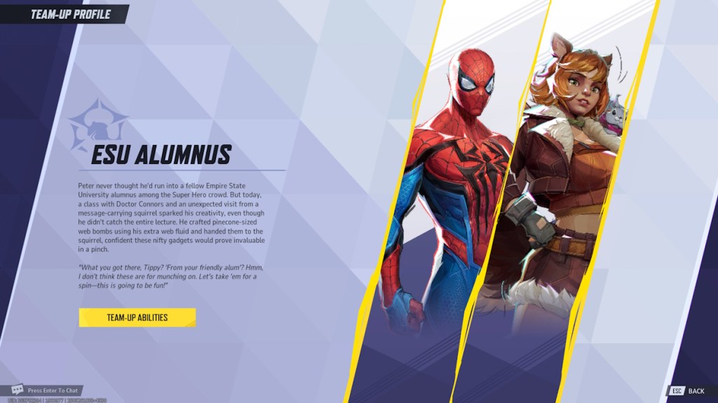Marvel Rivals Team-Ups & Powers: Season 2 Guide 12 ESU Alumnus Marvel