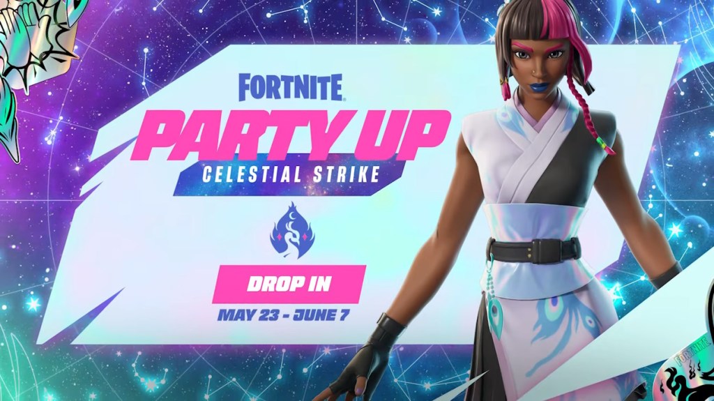 Fortnite Celestial Strike Quests: Unlock Free Iridia Vayne Skin 6 Fortnite Party Up - Celestial Strike Unlock the Iridia Vayne Outfit