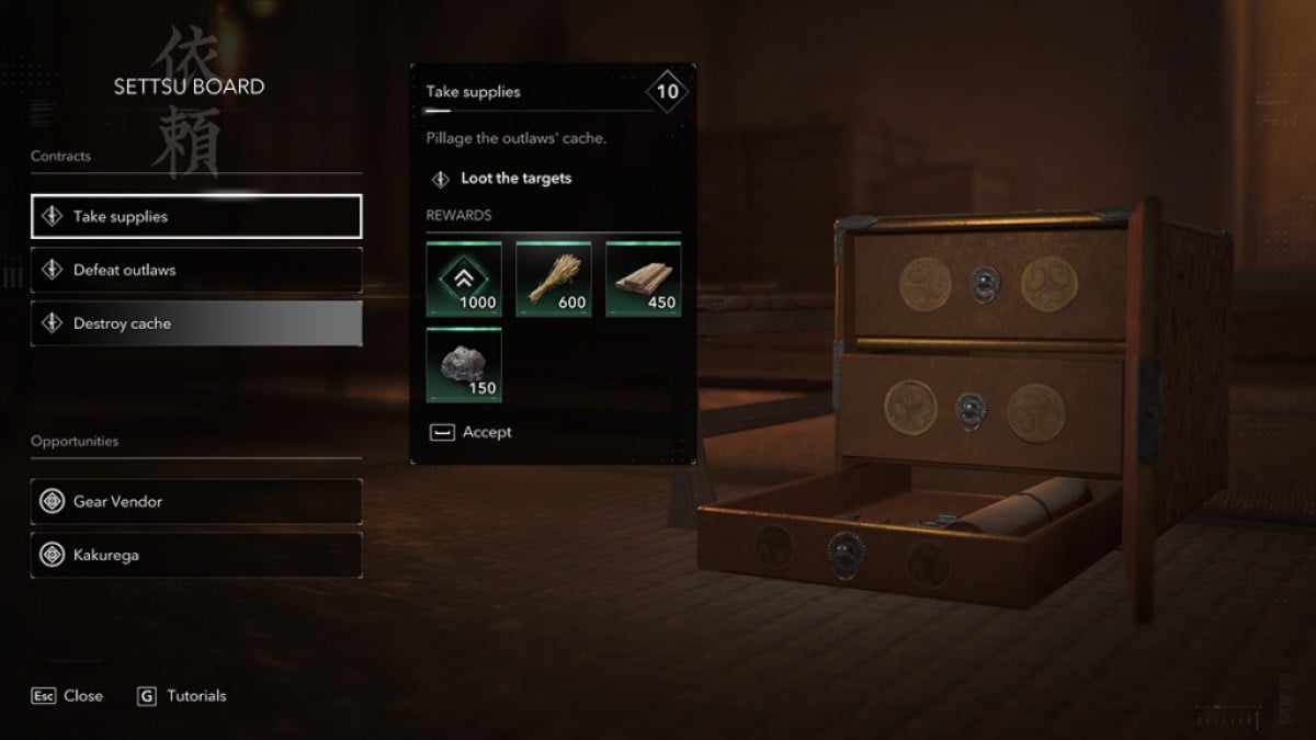 Understanding Contracts in Assassin’s Creed: Shadows Explained 6 Selecting a contract from the file box