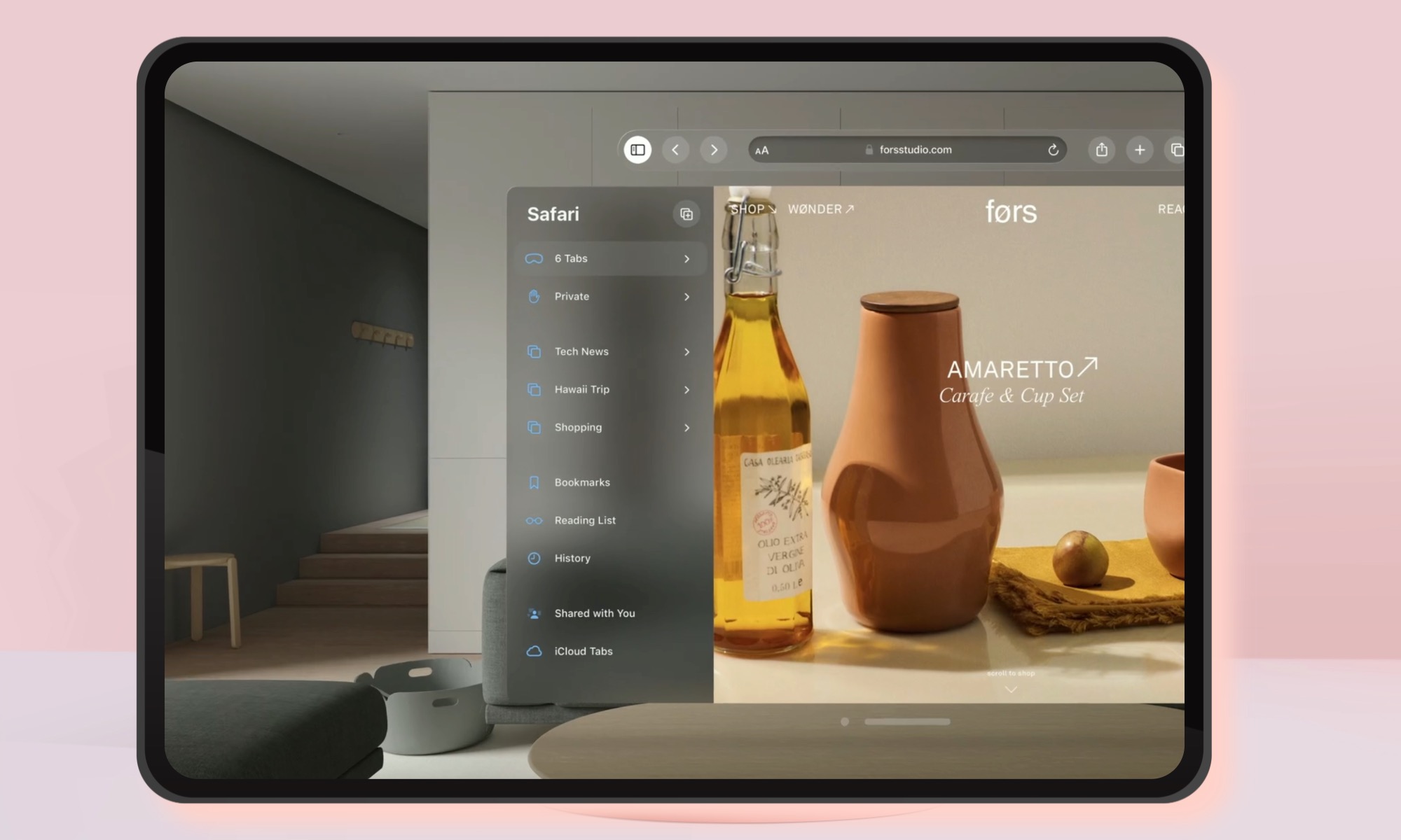 Apple’s Glass-Like Software Redesign: Cool Concept, Not New Innovation 7 Concept render of iPadOS 27 for menu options.