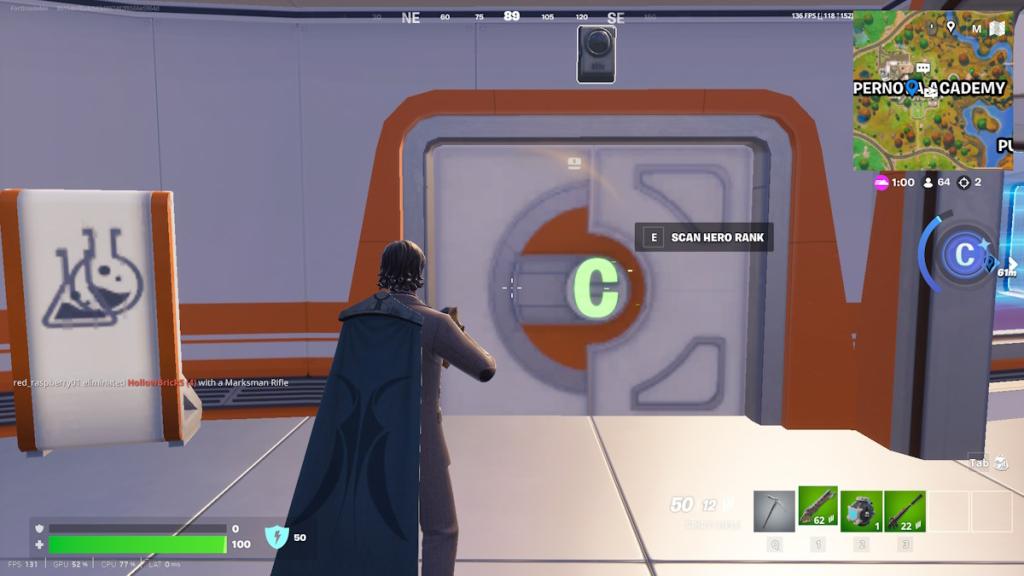 Fortnite Hero Cache Locations: Complete Guide to Opening Them 9 Scan Hero Rank door