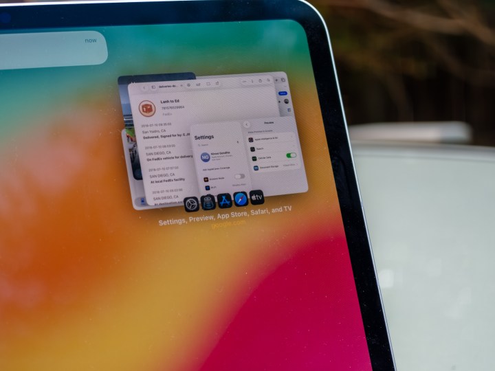 iPadOS 26 Developer Beta: Transform Your iPad Experience Now 9 Several stacked windows in expose on iPadOS 26 developer beta 1 running on an iPad Pro M4