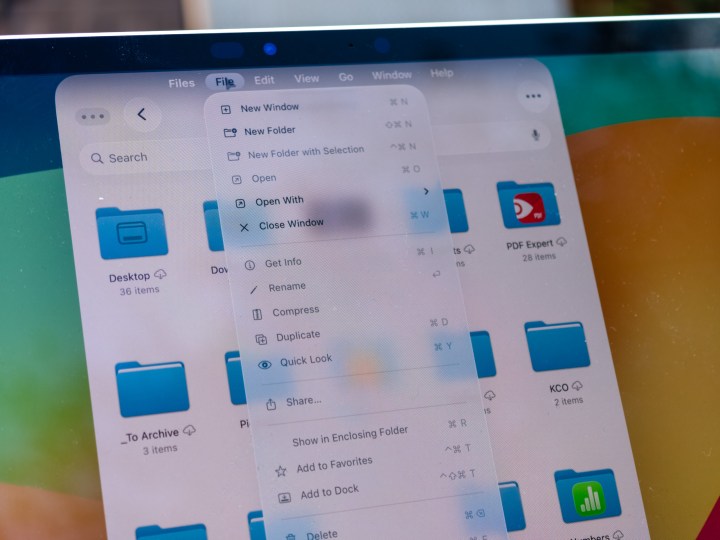iPadOS 26 Developer Beta: Transform Your iPad Experience Now 10 Files app and the new File menu on iPadOS 26 developer beta 1 running on an iPad Pro M4