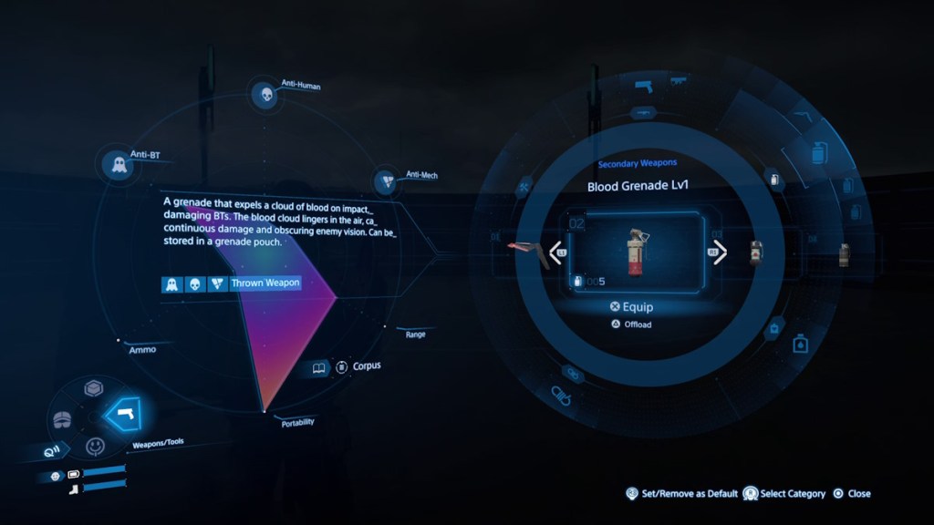 Top Ranked Weapons in Death Stranding 2: A Comprehensive Guide 19 Blood Grenade weapon