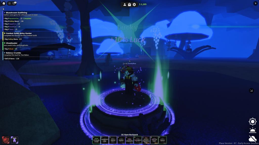 Ultimate Dig Enchant Guide for Roblox: Tips & Tricks Revealed! 10 A Roblox Dig player is enchanting a Shovel