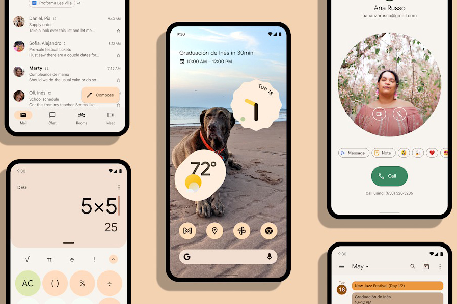 Android Evolution: From 1.0 to 16 – A Journey Since 2008 11 Android 12's Material You design language with wallpaper-based theming.
