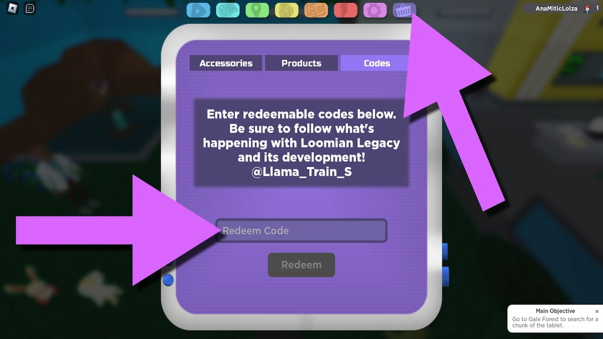Loomian Legacy Codes – June 2025 Updates & Loomunity Park Rewards 6 How to redeem codes in Loomian Legacy