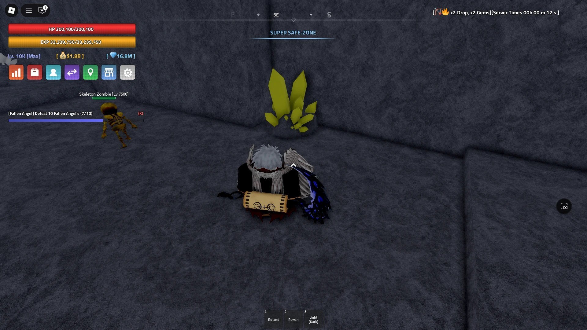 Top Light Ore Farming Method in Verse Piece: Arise System Guide 6 A player looking at a Light Ore node that spawned inside the Dungeon Cave