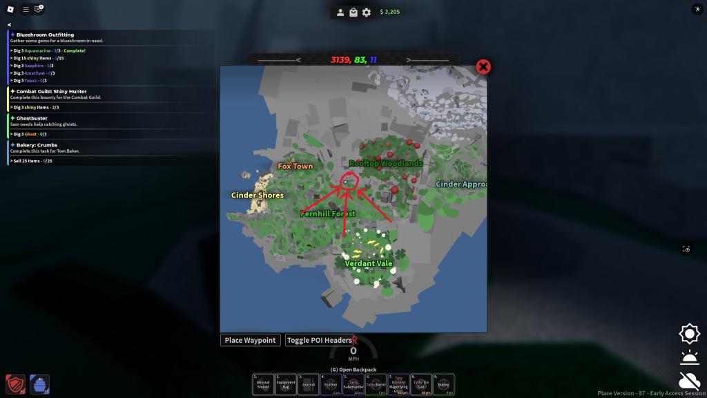 Dig Enchant Guide: Mastering Roblox’s Ultimate Gameplay Tips 6 Cinder Cavern map location in Roblox Dig