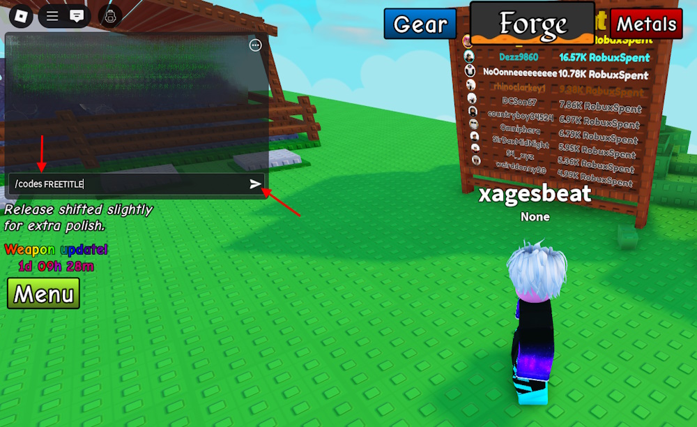 Forge a Weapon Codes: Unlock Secrets (July 2025) 6 Forge a Weapon codes redeem
