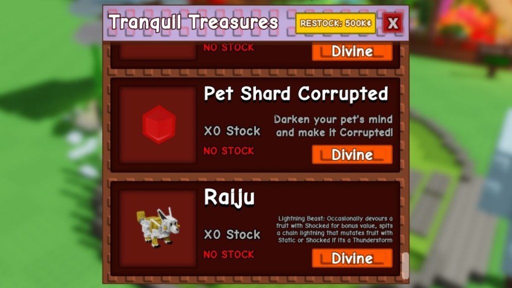 Unlock the Raiju Pet in Grow a Garden: Step-by-Step Guide 6 Raiju Pet Stock in Grow a Garden