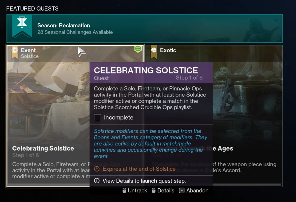 Destiny 2 Solstice Event: Are Paid Cosmetics Worth It? 8 Destiny 2 Celebrating Solstice quest