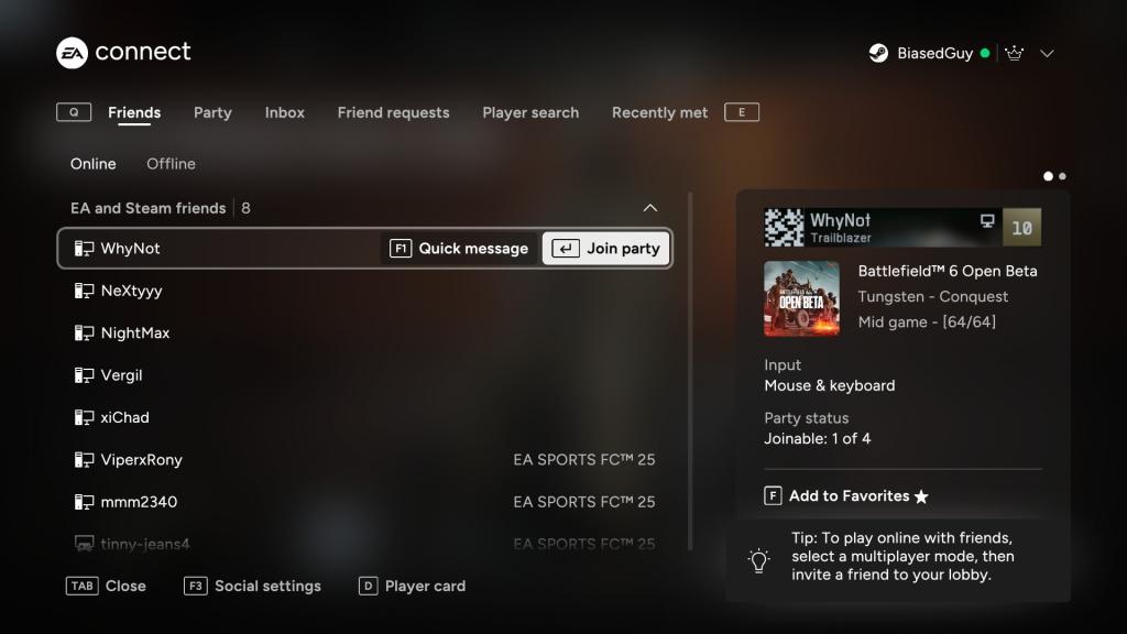 Battlefield 6 Multiplayer Guide: Play with Friends Like a Pro 7 Player invitation lobby in Battlefield 6