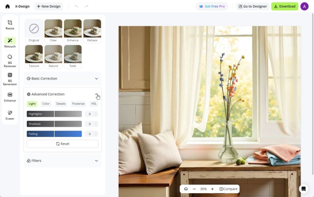 Create Warm, Authentic Product Visuals with X-Design AI Photo Editor 10 x-design image retouch demo