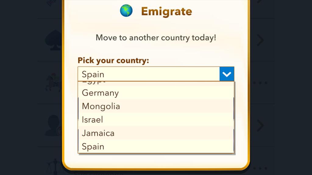 Complete Guide to All Soccer Striker Scavenger Hunt Answers in BitLife 7 BitLife character emigrating to Spain