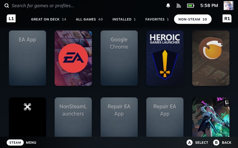 Mastering Desktop Mode on Steam Deck: A Complete Guide 18 Ea-launcher in nonsteam games steam deck