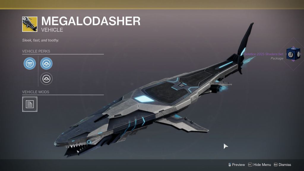 Destiny 2 Solstice Event: Are Paid Cosmetics Worth It? 6 Destiny 2 Megalodasher vehicle