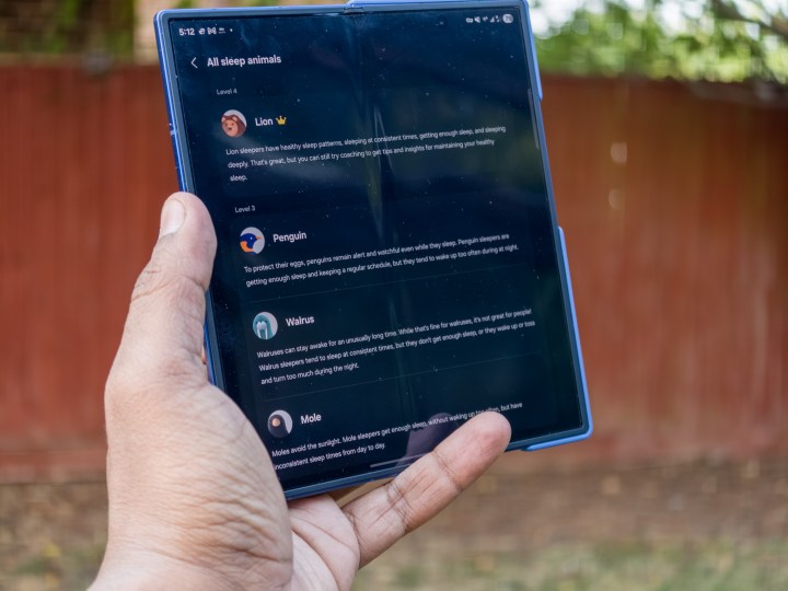 Transform Your Sleep: My Experience with Galaxy Watch 8 Coaching 6 Samsung Sleep Coaching displayed on the main display of the Galaxy Z Fold 7