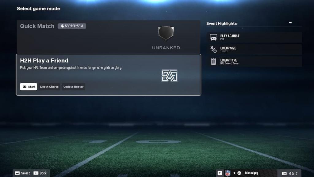 Ultimate Madden 26 Multiplayer Guide: Play with Friends Today! 6 H2H friend option in Madden 26