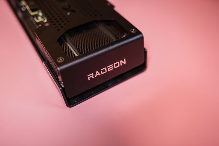 Why AMD’s RX 9060 is Essential for Today’s Gamers 6 Radeon logo on the RX 7600 XT graphics card.