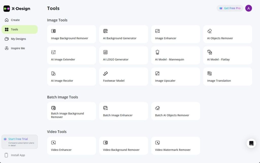 X-Design AI: Create Warm, Authentic Product Visuals Effortlessly 12 x-design all ai tools list