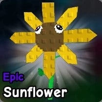 Ultimate Guide to Plants vs. Brainrots: Complete Plant & Brainrot List 10 Sunflower plant from Plants vs Zombies Roblox experience.