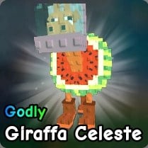 Ultimate Guide to Plants vs. Brainrots: Complete Plant & Brainrot List 39 Giraffa Celeste brainrot from Plants vs Zombies Roblox experience.