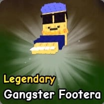 Ultimate Guide to Plants vs. Brainrots: Complete Plant & Brainrot List 31 Gangster Footera brainrot from Plants vs Zombies Roblox experience.