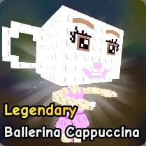 Ultimate Guide to Plants vs. Brainrots: Complete Plant & Brainrot List 29 Ballerina Cappuccina brainrot from Plants vs Zombies Roblox experience.