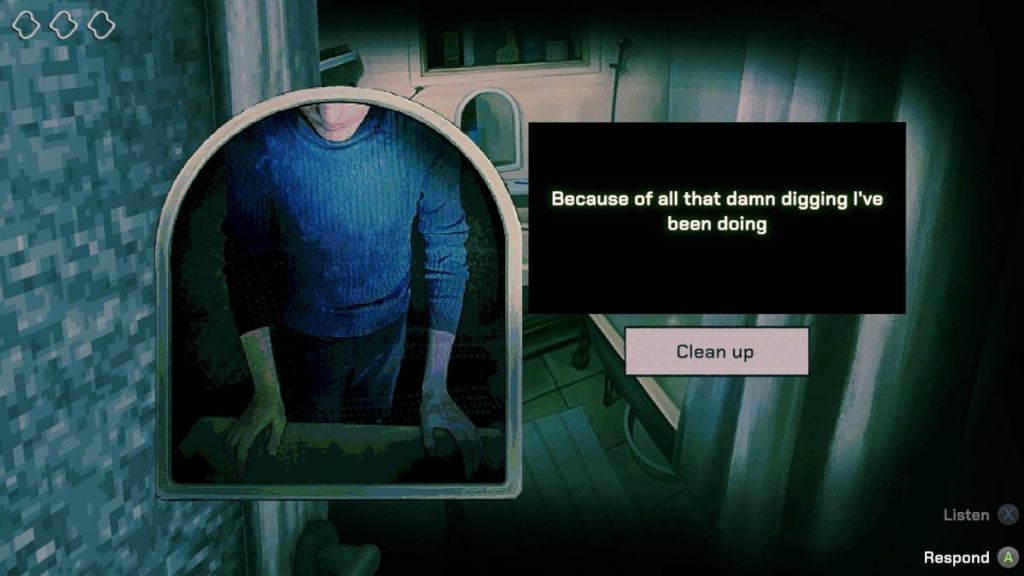 Unlocking All No, I’m Not a Human Endings: Complete Guide 15 Clean up at the bathroom mirror