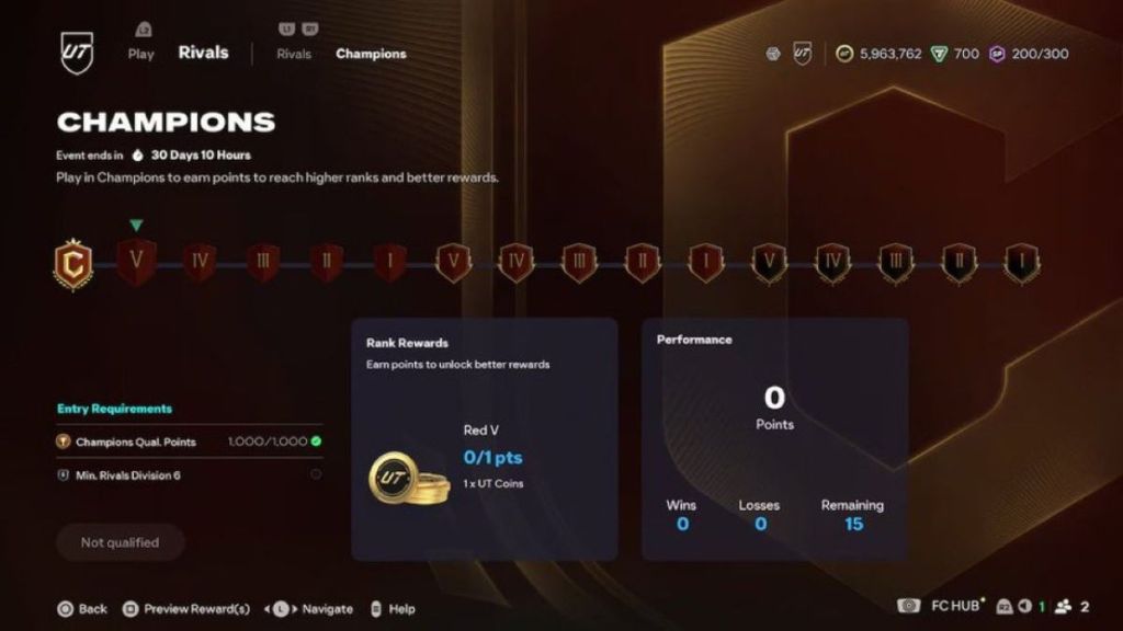 EA FC 26 Champions: Unlock Rewards, Qualification Tips & Strategies 6 FC 26 Champions Menu