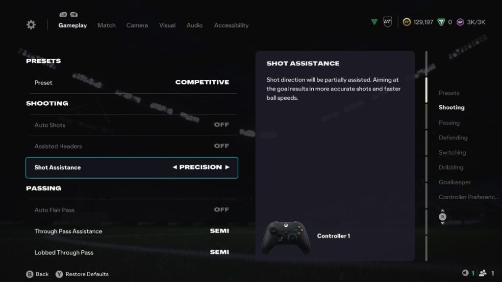 EA FC 26: Ultimate Controller Settings for Every Game Mode 6 EA FC 26 Controller Settings Menu