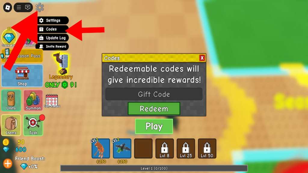 Just Brainrot Tower Defense Codes: September 2025 Update 6 How to redeem codes in Just Brainrot Tower Defense.