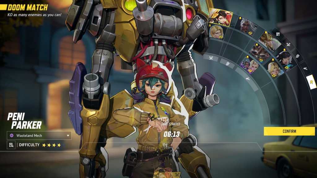 Mastering Strike Squad in Marvel Rivals: A Complete Guide 6 Peni Parker highlighted from the strike squad menu in Marvel Rivals