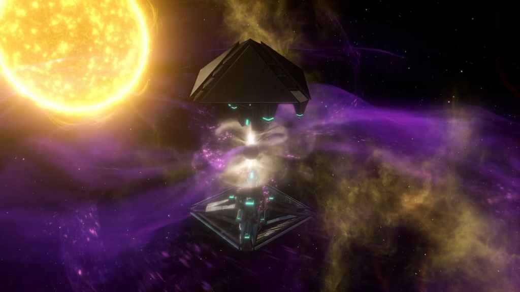 Stellaris DLC: Elevate Your Space Exploration Experience Today! 6 A megastructure built around a strange cosmic anomaly in Stellaris.