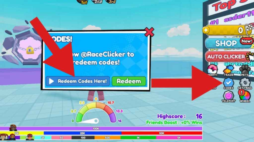 Top Race Clicker Codes: Unlock Exclusive Rewards Today! 6 How to redeem codes in Race Clicker