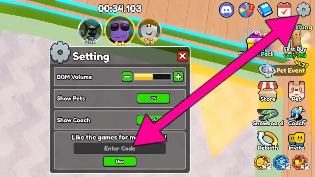 Ultimate Guide to Ski Racing Codes – September 2025 Edition 6 How to redeem Ski Racing codes.
