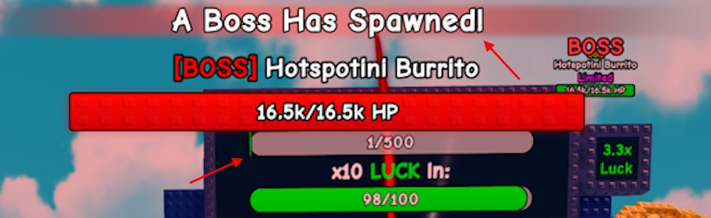 Ultimate Plants vs. Brainrots Bosses Guide: Tips & Strategies 6 Boss spawned message