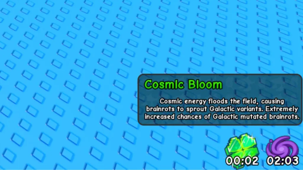 Plants vs Brainrots: October 2025 Weather & Admin Events Guide 11 Cosmic Bloom Admin Event