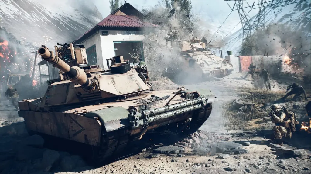 Battlefield 6 Server Queue: Fixing the ‘Game Servers Full’ Error 7 A battle scene in Battlefield 6 Open Beta
