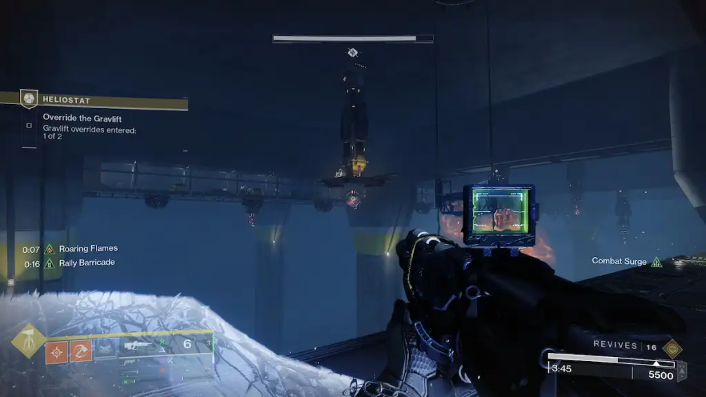 Upgrade Wolfsbane’s Intrinsic in Destiny 2: A Step-by-Step Guide 15 A Vex symbol pokes out of a ledge in the Heliostat mission.