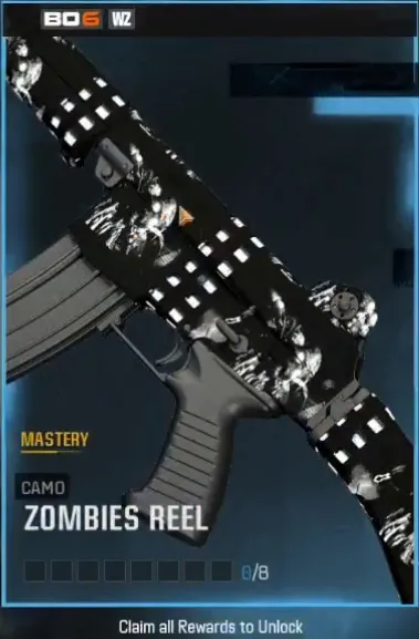 Complete Guide to BO6 Tapes of Terror Challenges & Rewards 7 Zombies Reel BO6 animated camo