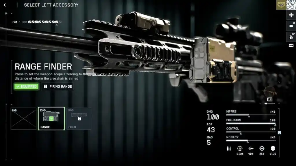 Mastering the Range Finder in Battlefield 6: A Complete Guide 6 Range Finder attachment for sniper in BF6.
