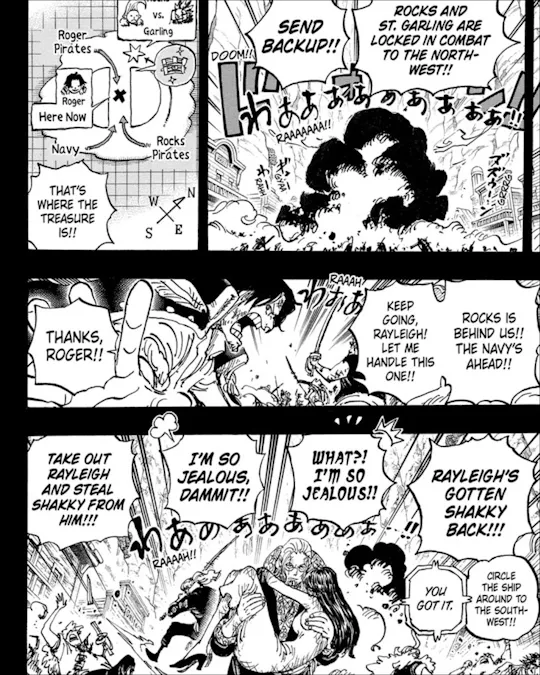 One Piece Chapter 1163 Release Date & Countdown Timer Update 6 Rayleigh saving Shakky in One Piece manga