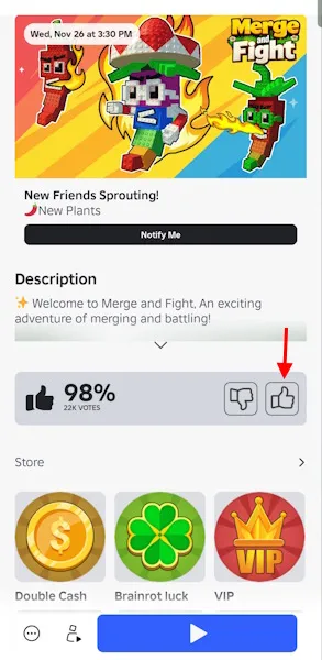 How to Like a Game in Roblox: A Complete Guide for 2025 8 Roblox game like on Android