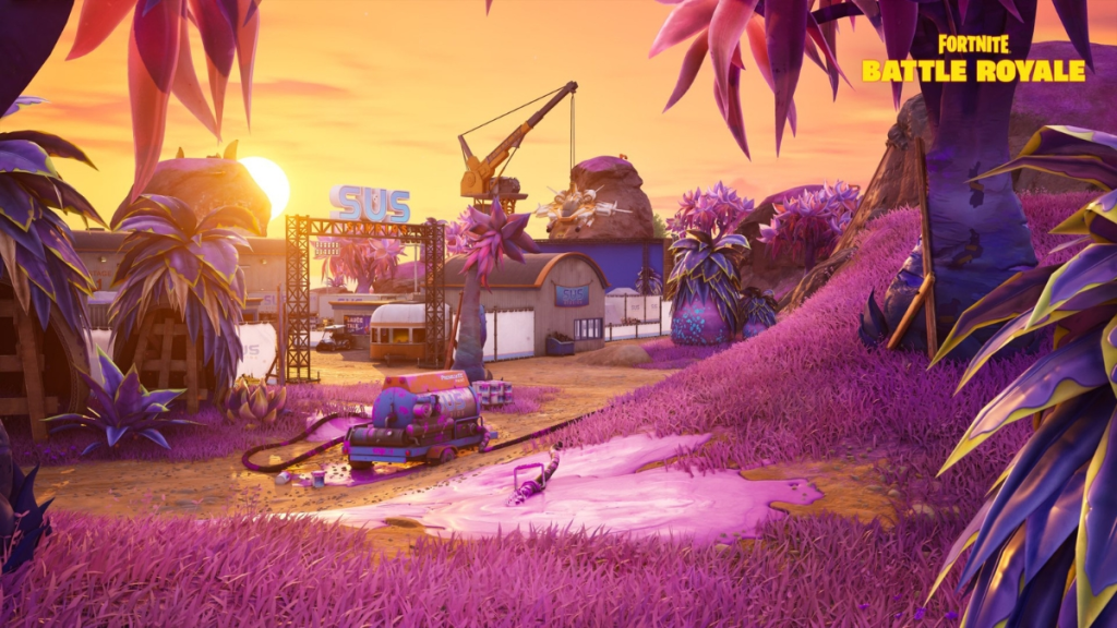 Fortnite Chapter 7 Season 1: Map Changes & New POIs Explained 9 Fortnite Painted Palms POI