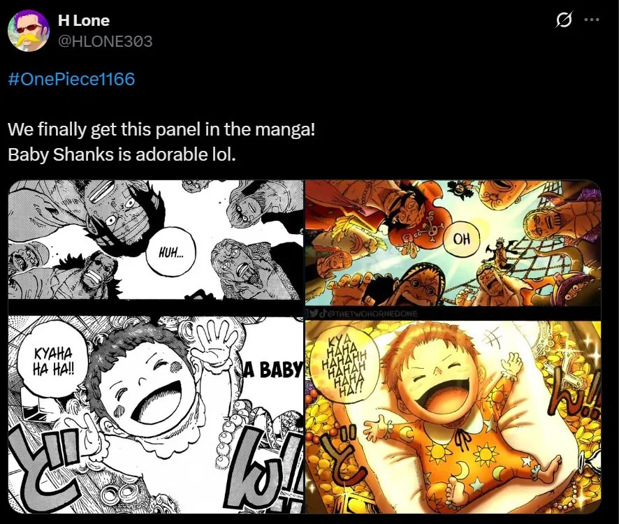 One Piece 1166: Roger Pirates Discover Baby Shanks – Oda’s Reveal 6 Baby shanks found by Roger Pirates