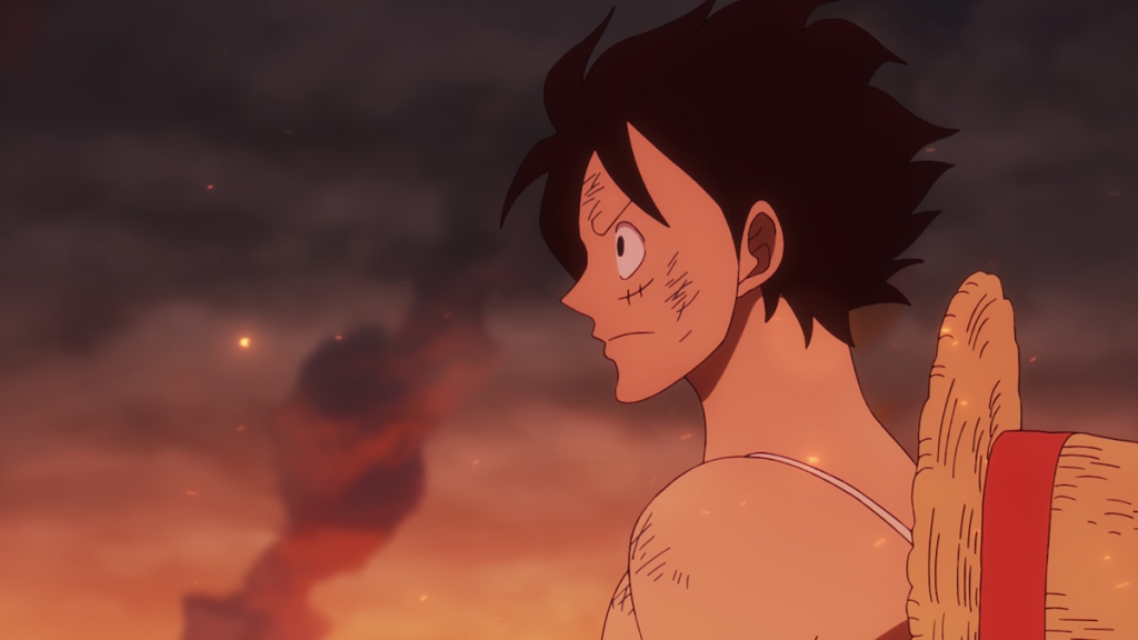 One Piece Episode 1150 Release Date & Countdown Timer 6 Luffy standing during the Buster Call on Egghead island