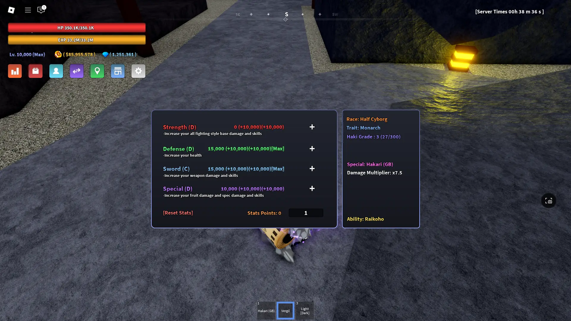 Ultimate Guide to Verse Piece Races & Tier List for Halloween 2023 10 Race shown in the stats menu in Verse Piece
